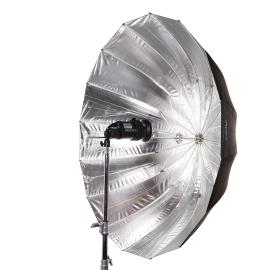 Umbrella 165cm Deep silver XL