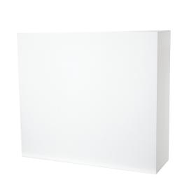 Plexi Cubus Weiß 86x76x26cm
