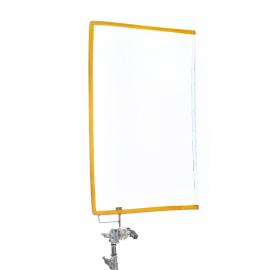 Bandera/ Scrim  24x30" Seda artificial (naranja)  (60x75cm)