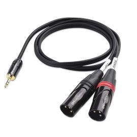 Adapter 3,5mm Stereo male to 2x XLR Male
