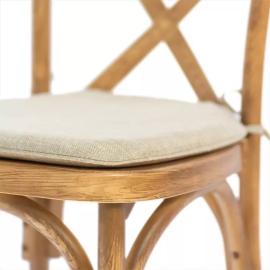 Chair-cushion, Crossback Light Brown