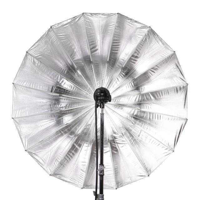 Schirm 165cm deep silber XL