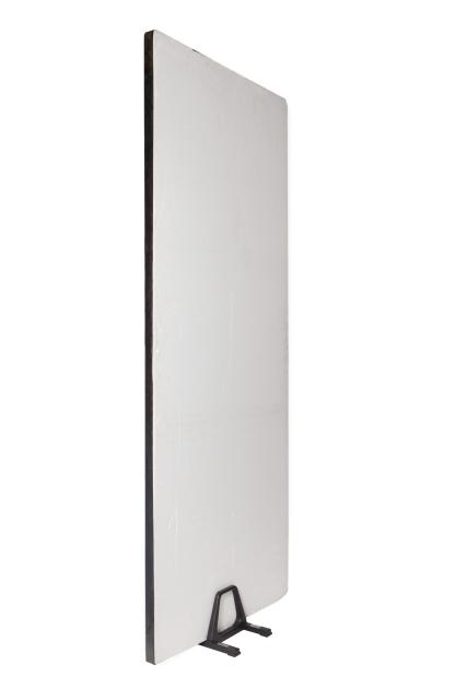 Foamboard 1x2m black/white