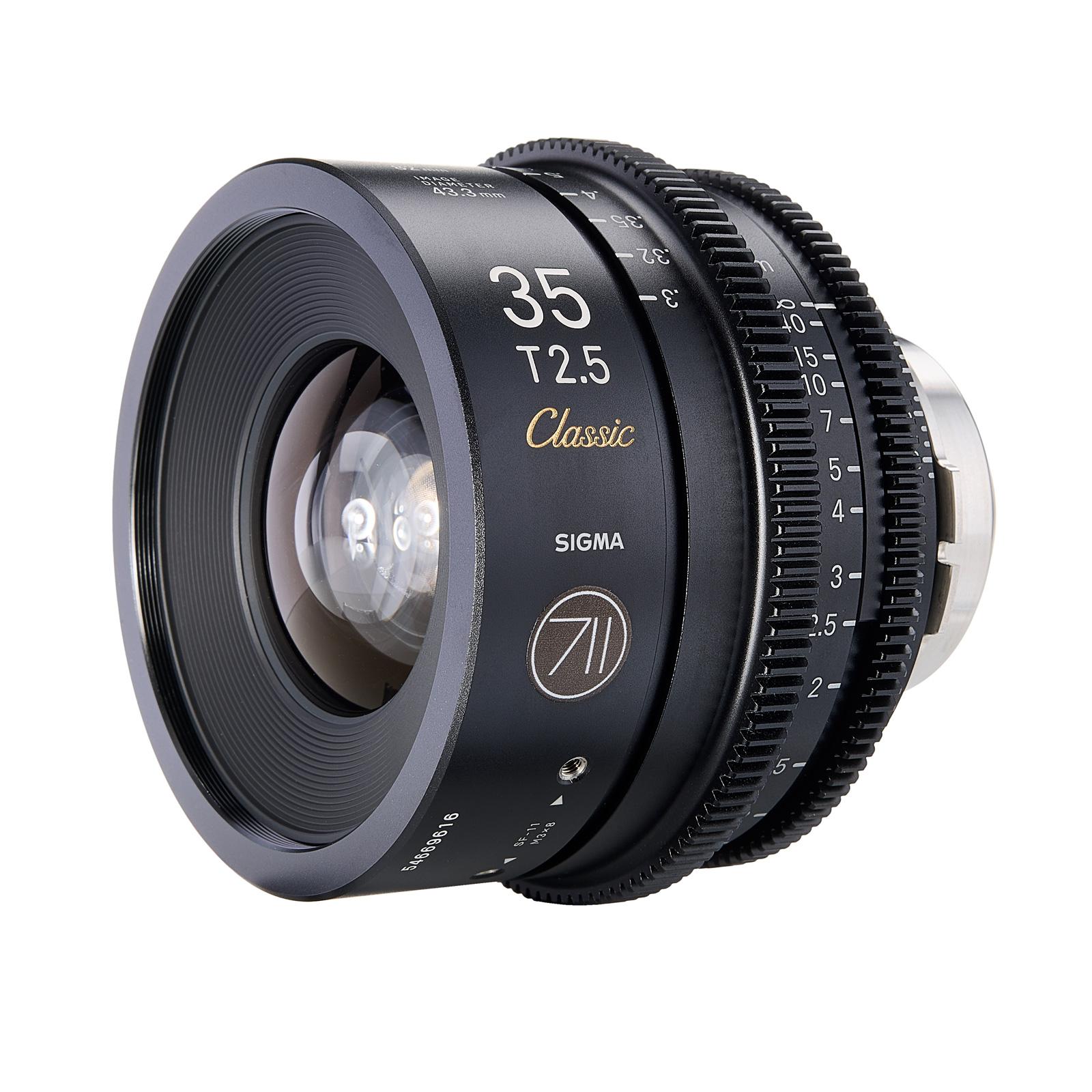 SIGMA Classics Cine-Prime 35mm T2.5 FF (PL-mount)