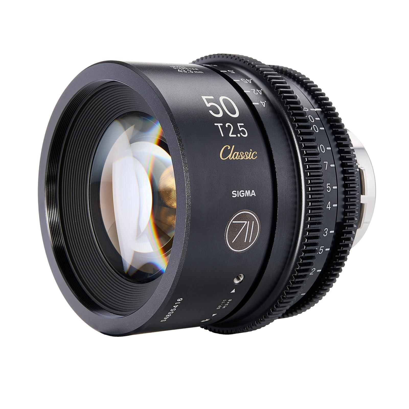 SIGMA Classics Cine-Prime 50mm T2.5 FF (PL- mount)