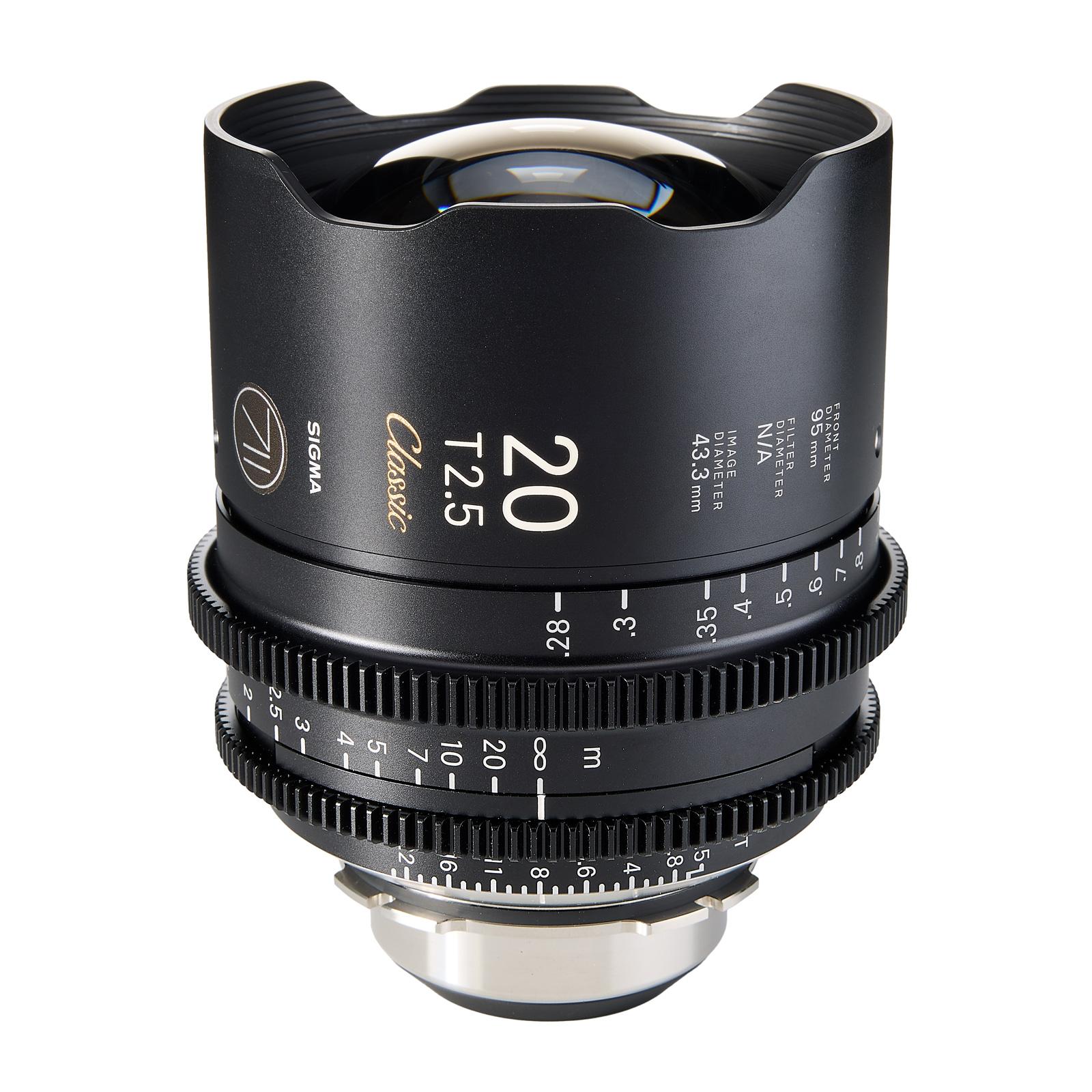 SIGMA Classics Cine-Prime 20mm T2.5 FF (PL-mount)