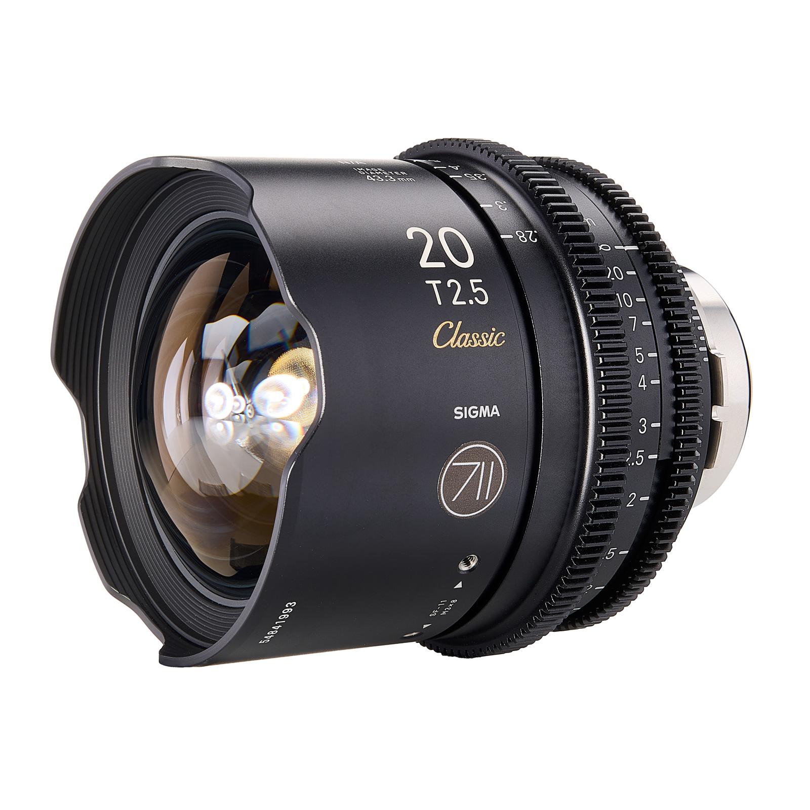 SIGMA Classics Cine-Prime 20mm T2.5 FF (PL-mount)