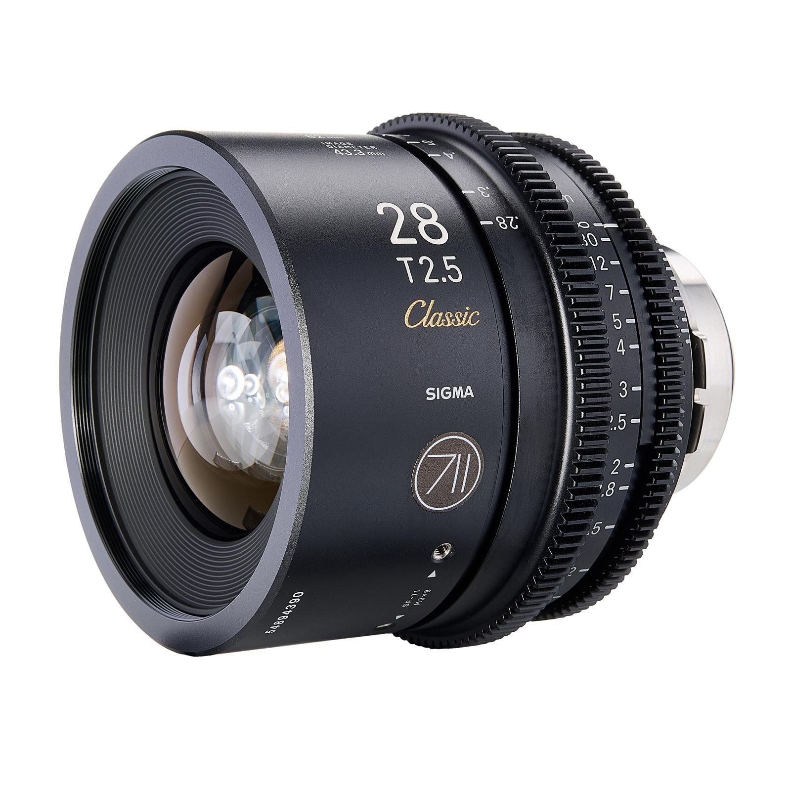 SIGMA Classics Cine-Prime 28mm T2.5 FF (PL-mount)