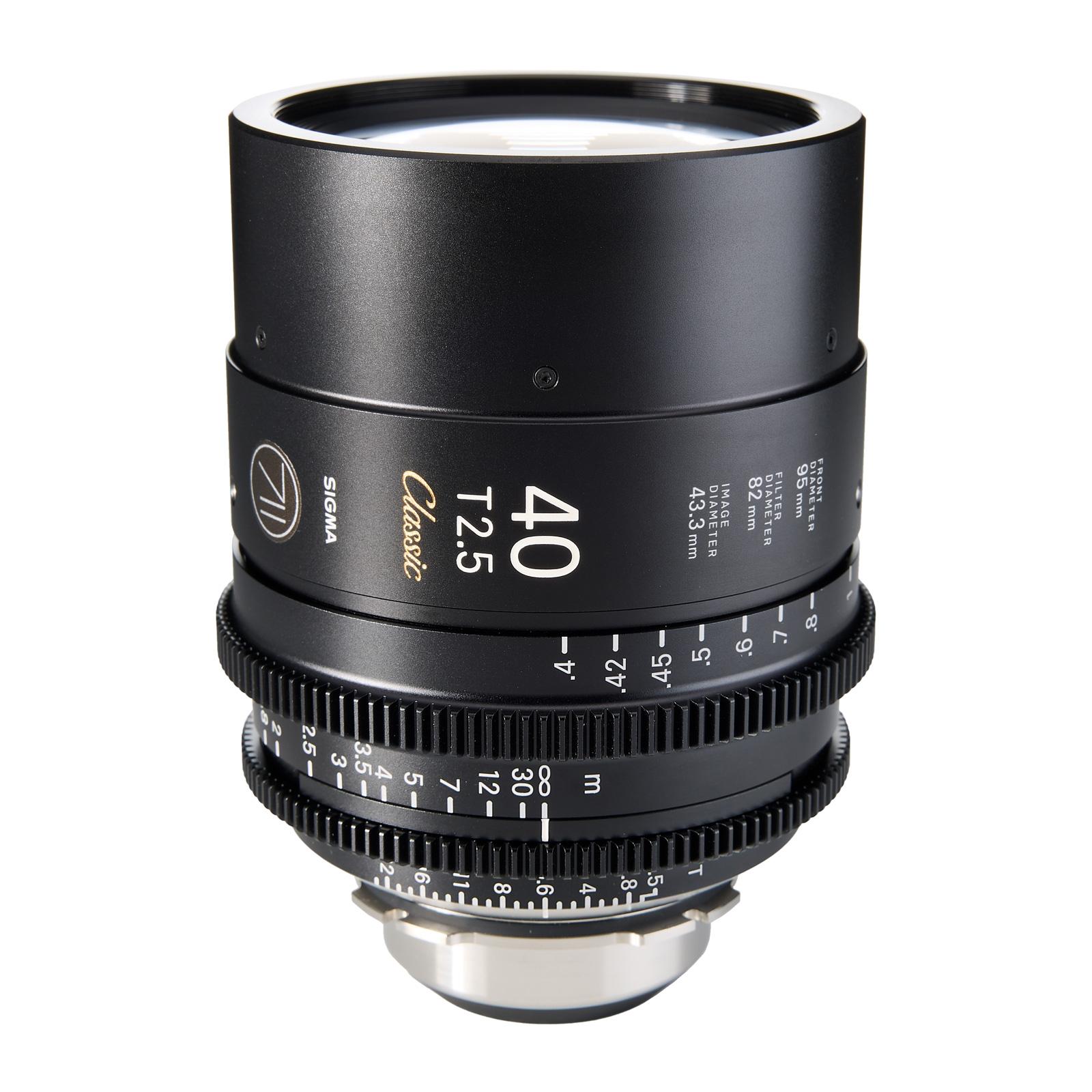SIGMA Classics Cine-Prime 40mm T2.5 FF (PL- mount)