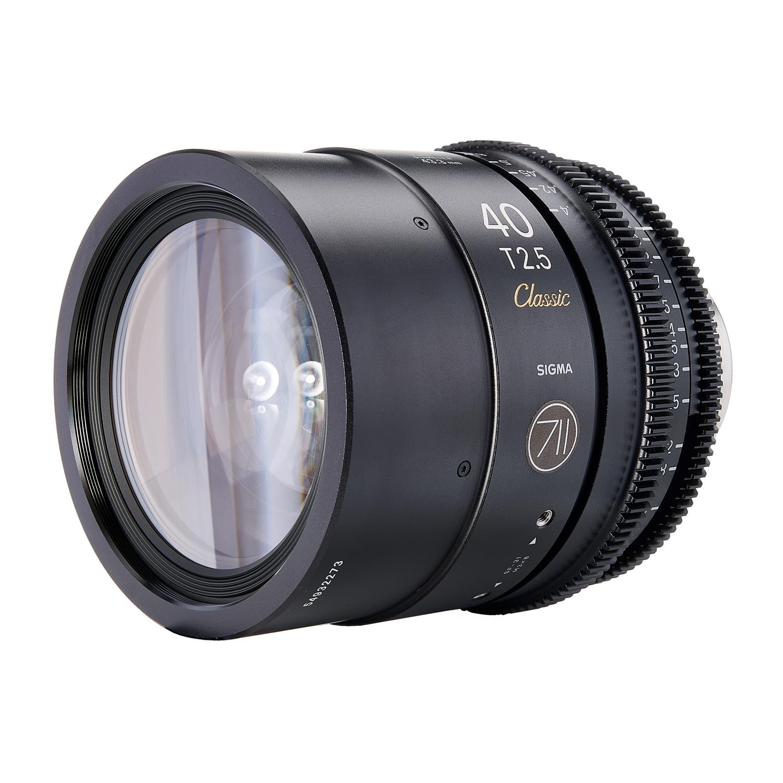 SIGMA Classics Cine-Prime 40mm T2.5 FF (PL- mount)