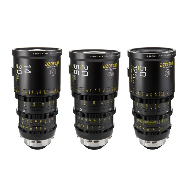 DZO Pictor Zoom Set  EF 14-30/20-55/50-125mm T2.8 (S35)