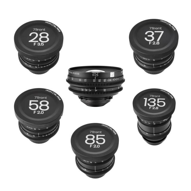 Iron Glass Cine Set of 6 (20/28/37/58/85/135mm) PL MK I