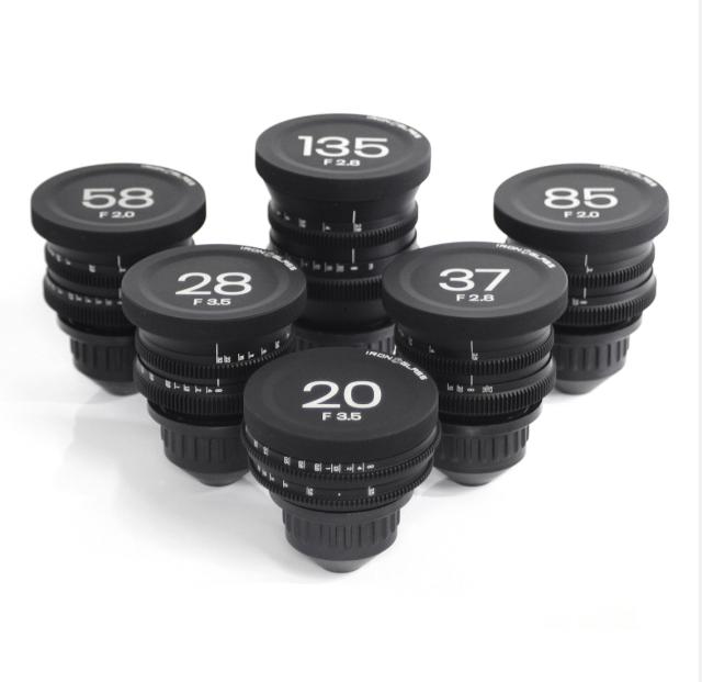 Iron Glass Cine Set of 6 (20/28/37/58/85/135mm) PL MK I
