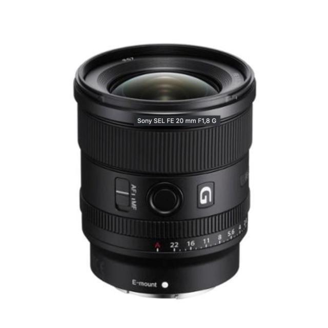 Sony Lens FE 20mm F1.8 G