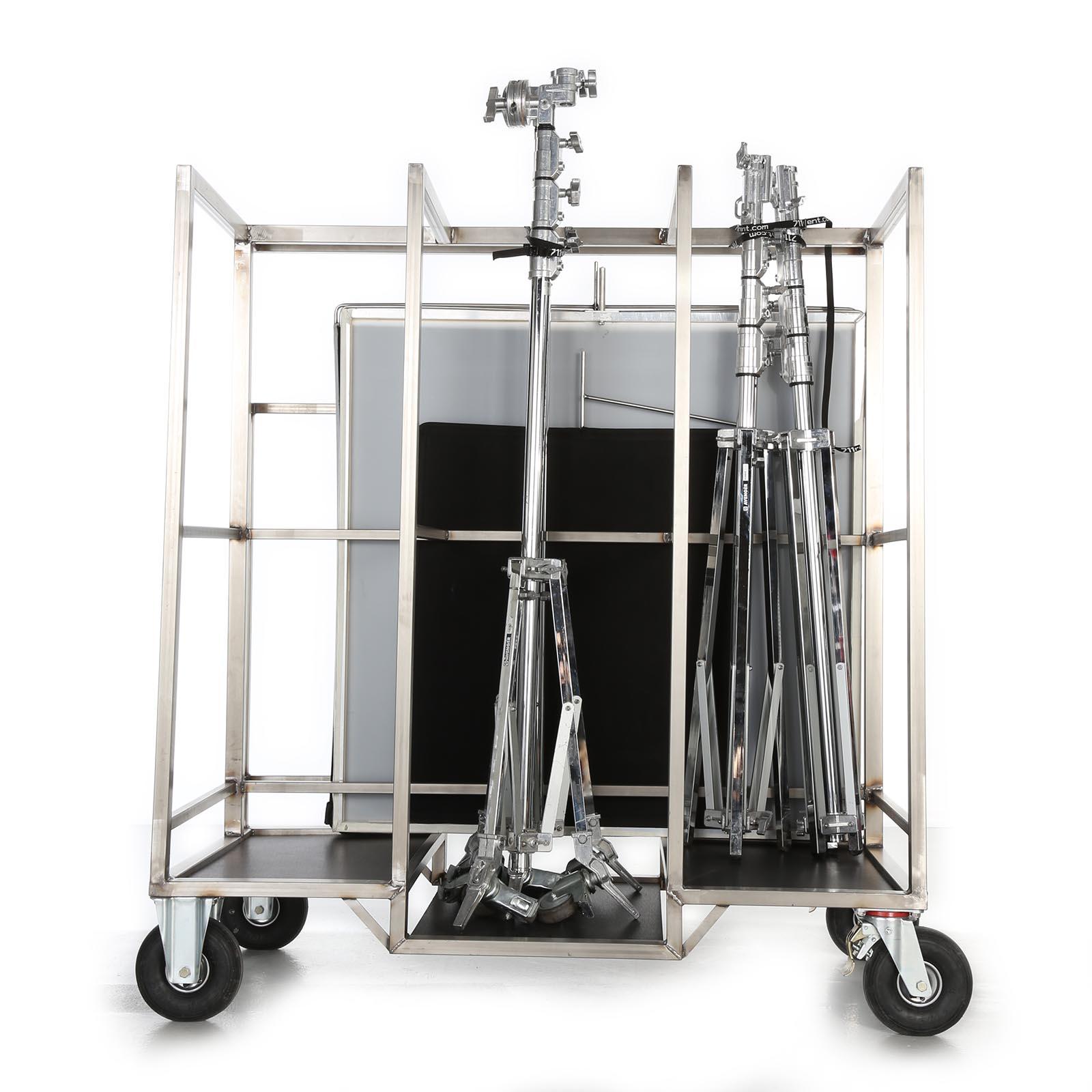 Cart for Stands and Floppies, Air Wheels