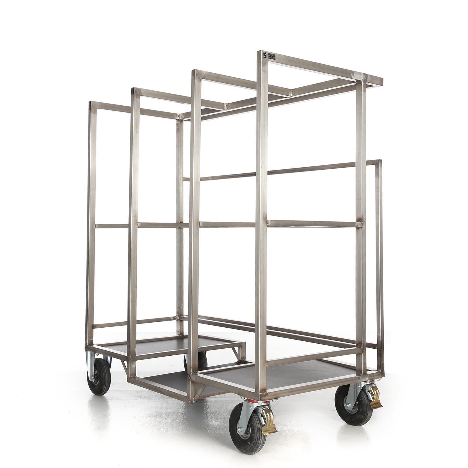 Cart for Stands and Floppies, Air Wheels