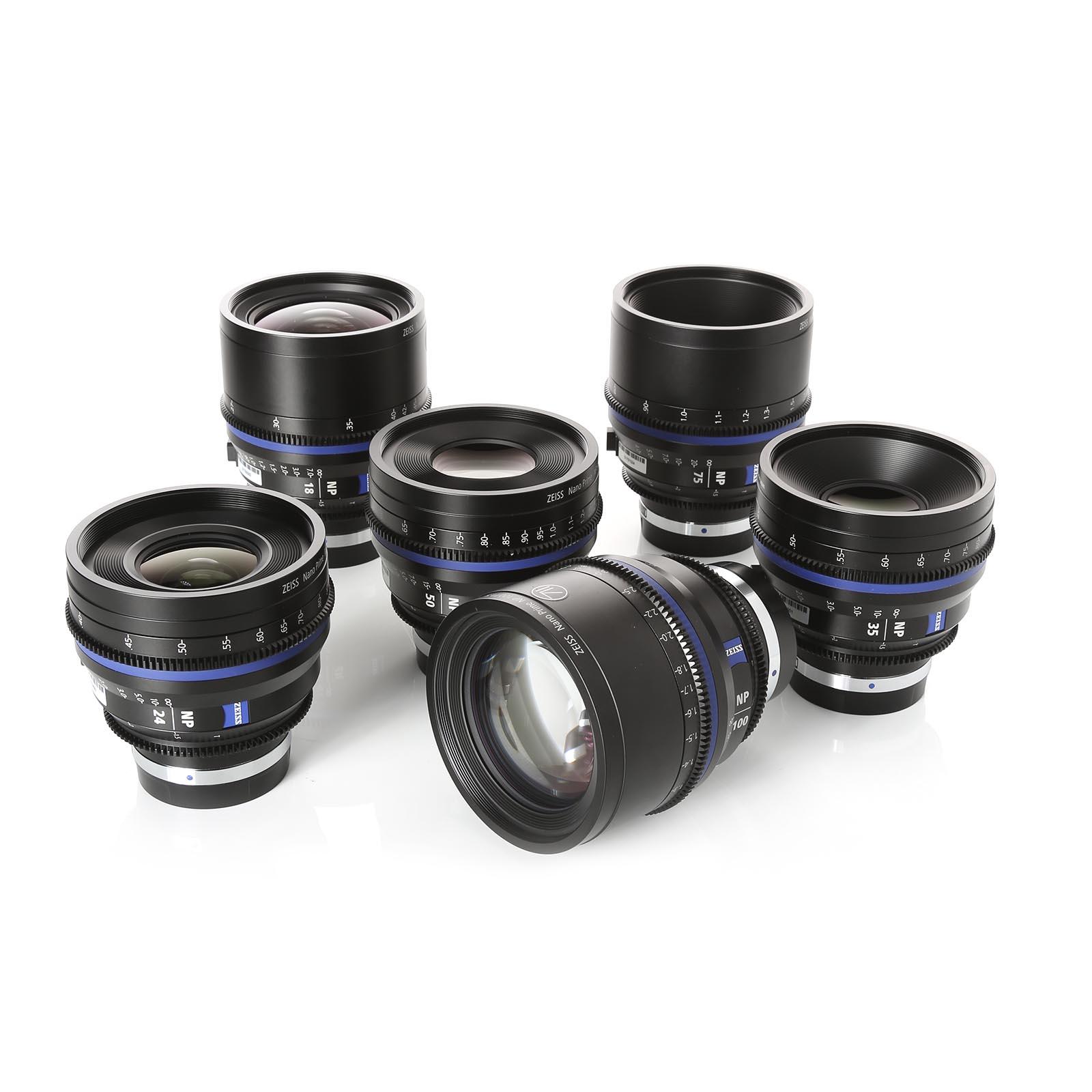 Zeiss Nano Prime Set of 6 E-mount (18/24/35/50/75/100/ T1.5)
