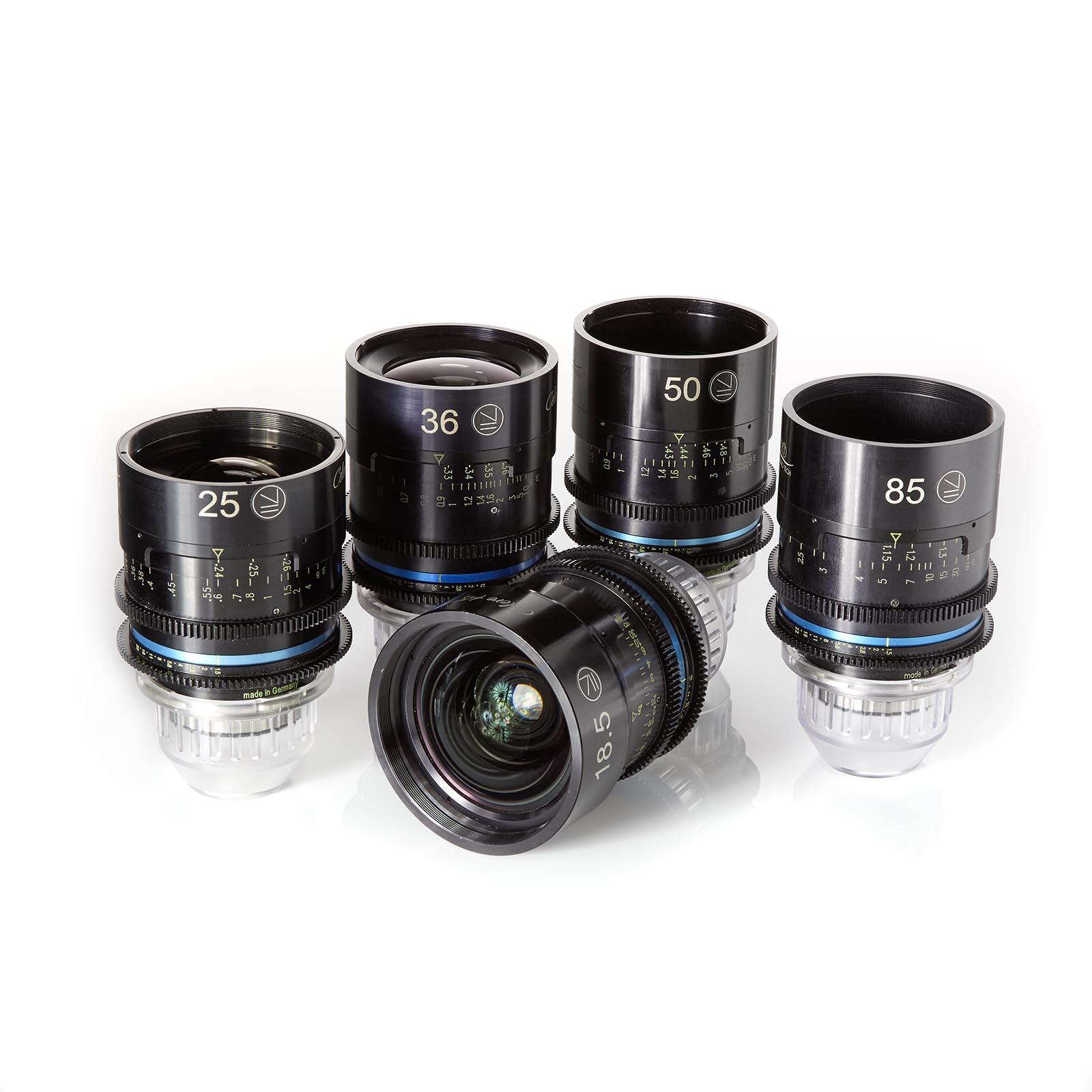 Celere High Speed Set of 5 (18,5/25/36/50/85) T1.5
